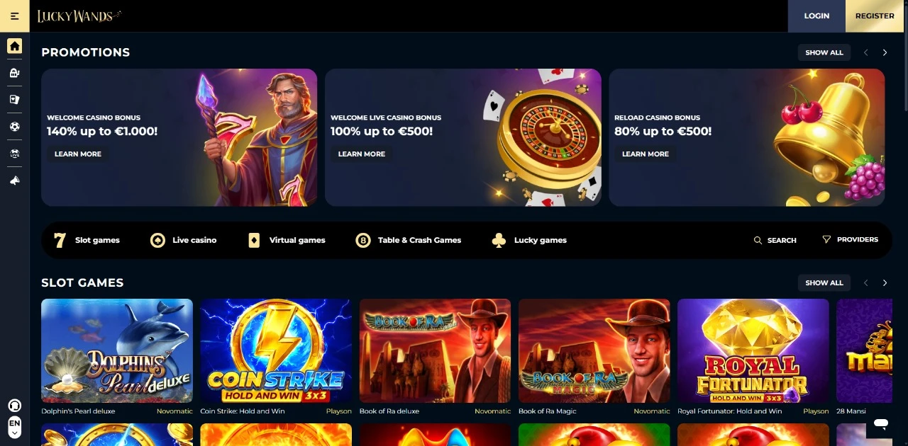 LuckyWands Casino NonGamstop Casino